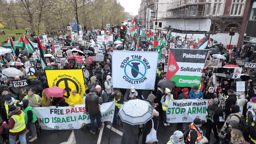 Solidariedade à Palestina Mobiliza cidades ao Redor do mundo