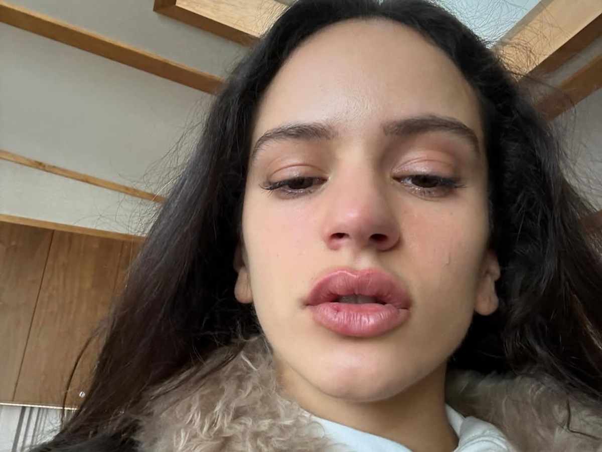 Rosalía Agita Buenos Aires Gravando clipe de “Reliquia”