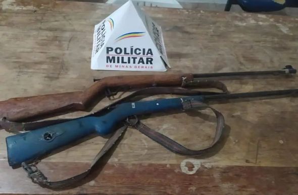 Homem preso por posse ilegal de armas em Sete Lagoas