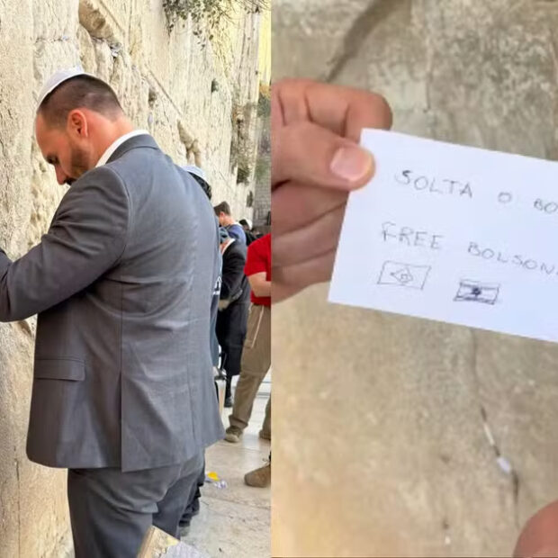 Eduardo Bolsonaro pede em Israel a soltura do pai