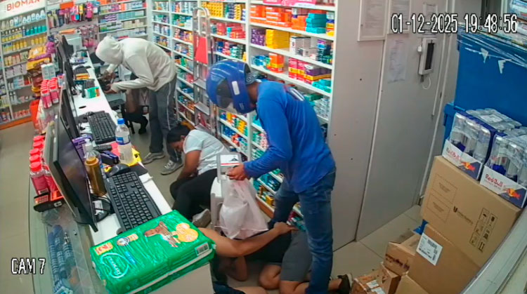 Assalto à drogaria Biomax mobiliza Polícia em Paraopeba